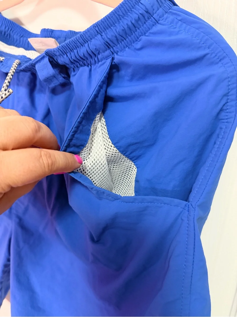 Columbia Women's Royal Blue Athletic Shorts with White Mesh Lining